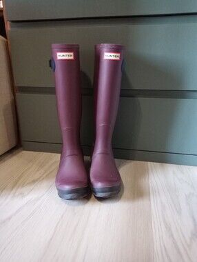 Hunter | Shoes | Hunter Womens Refined Creeper Tall Boots | Poshmark
